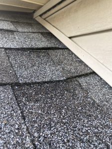 flashing, where roof meetings siding, replaced by joyland roofing on an asphalt shingle roof